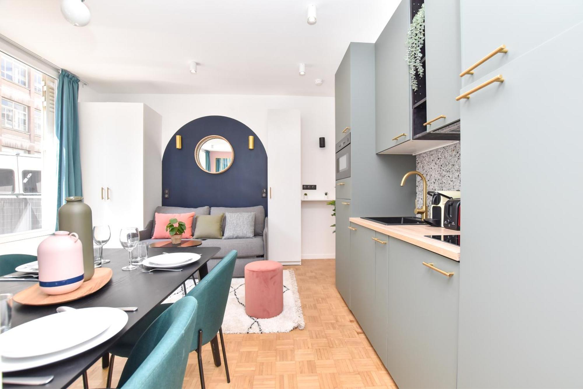 Апартаменты Charming And Cosy Flat Next To The Eiffel Tower Париж Экстерьер фото